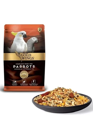 Gold Wings Premium Papağan Yemi 1 Kg ürün görseli 1