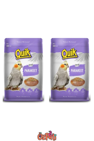 Quik Paraket Cennet Sultan Papağanı Yemi 750 Gr X 2 Adet ürün görseli 1