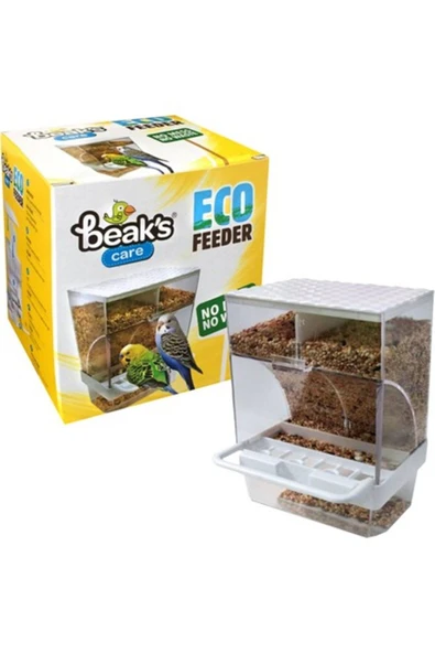 Beaks Beak's Akıllı Yemlik Kuşlar Için Silo Yemlik 10X7,5X16 cm - Resim 2