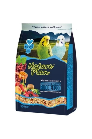 Nature Plan Meyve Aromalı Ve Ballı Muhabbet Kuşu Yemi 500 Gr ürün görseli 1