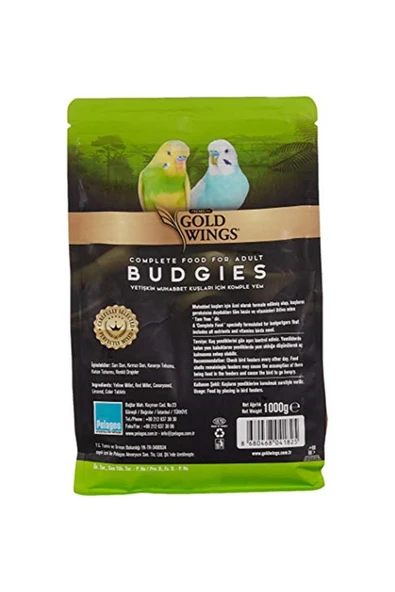 Gold Wings Premium Muhabbet Kuşu Yemi 1kg - Resim 3