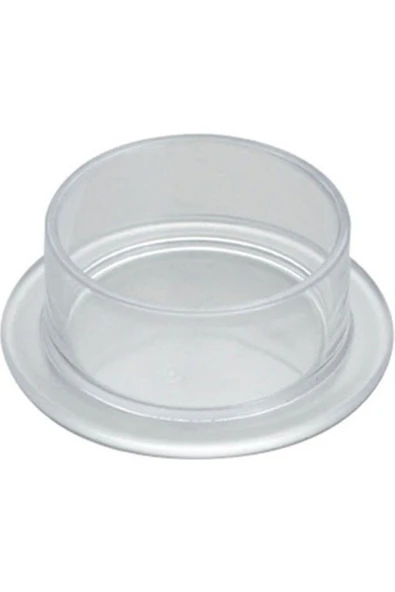 Orqinel Petdoys Kuşlarınız Için Yuvarlak Devrilmez Şeffaf Yer Mamalık - 1 Adet ürün görseli 1