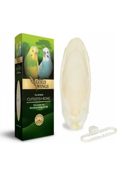 Gold Wings Kuşlar Için Mürekkep Balığı Kemiği Küçük (KALAMAR) ürün görseli 1