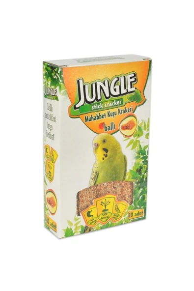 Jungle Ballı Tava Muhabbet Kuşu Krakeri 10 Lu - Resim 3