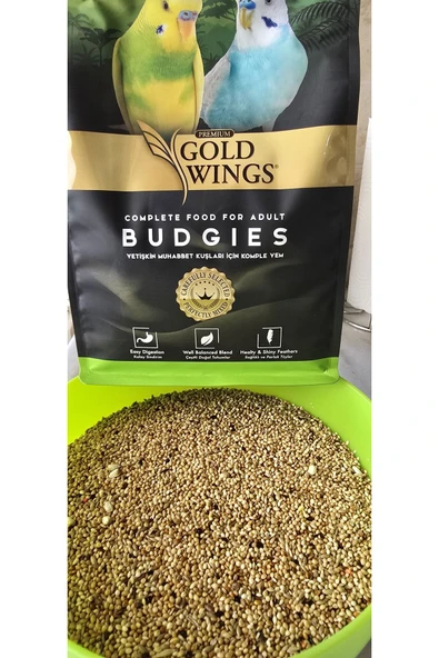 Gold Wings Premium Muhabbet Kuşu Yemi Açık 1 kg - Resim 3