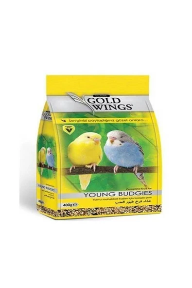 Gold Wings Classic Yavru Muhabbet Kuşu Yemi 400gr ürün görseli 1