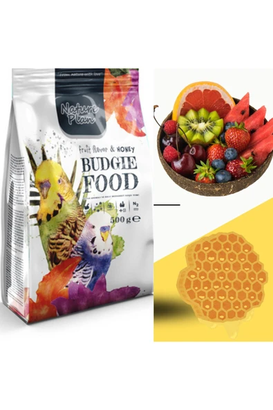 Nature Plan Meyve Aromalı ve Ballı Muhabbet Kuşu Yemi ürün görseli 1