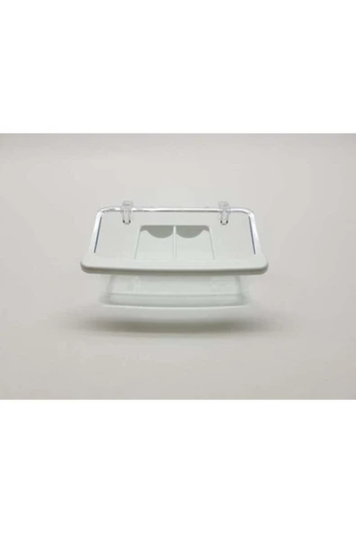 T-Pet 1.kalite Izgaralı Şeffaf Yemlik 10cm ürün görseli 1