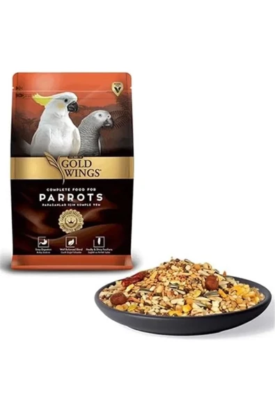 Gold Wings Premium Papağan Yemi 1 Kg - Resim 3