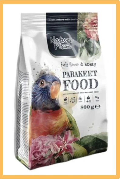 Nature Plan |Kuş Yemi| 800gr Pareket Kuş Yemi Meyveli ve Ballı Kuş Yemi ürün görseli 1