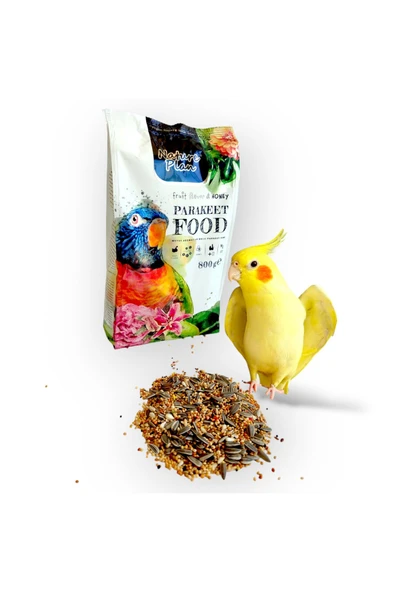 Nature Plan Sultan Papağanı Yemi Pareket Yemi Papağan Yemi 800 gram Yeni ürün görseli 1