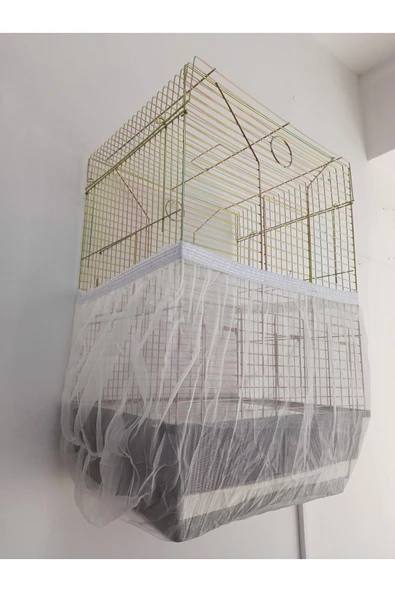 Alican Kafes Xl Kafes Tülü Muhabbet Kuşu Ve Papağan Kafesi Tülü - Resim 2