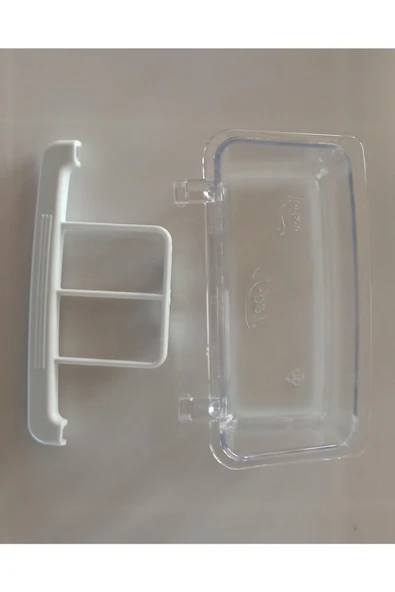 T-Pet 1.kalite Izgaralı Şeffaf Yemlik 10cm - Resim 2