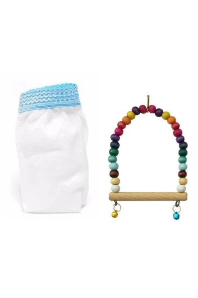 Fatih-Pet Kuş Kafesleri Için Tül Kafes Tülü M Boy + Boncuklu Salıncak ürün görseli 1