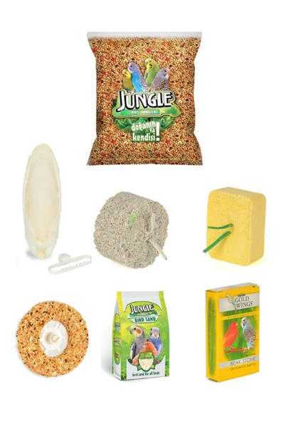 Jungle Muhabbet Kuş Seti ürün görseli