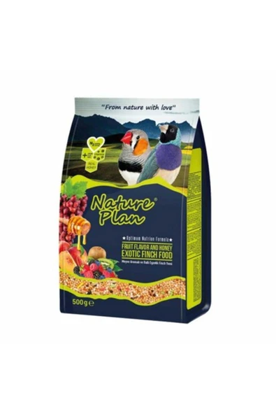 Nature Plan Ballı Meyveli Exotic Finch Yemi 500 gr ürün görseli 1