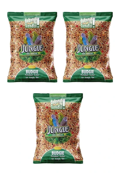 Jungle Poşet Muhabbet Kuşu Yemi 1 Kg (3 Adet) ürün görseli 1
