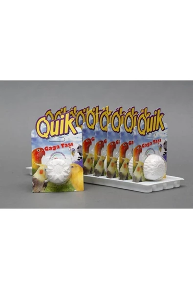 Quik Muhabbet Kuşu Kanarya Ve Paraket Için Gaga Taşı 4cm 3adet ürün görseli 1