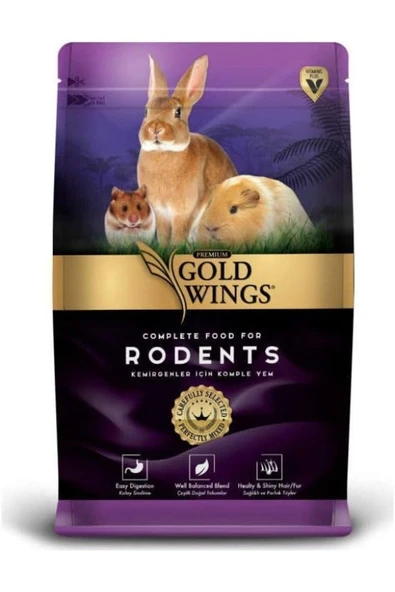 Gold Wings Premium Kemirgen Yemi 1 Kg ürün görseli 1