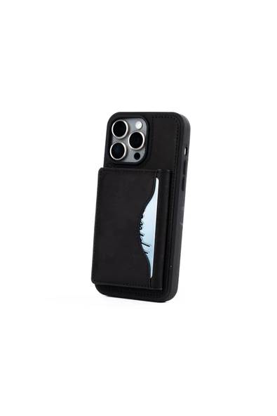 saraci leather craft DERİ TELEFON KILIFI CÜZDANLI İPHONE 15 PRO MAX - 2