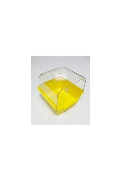 T-Pet T Pet Kırılmaz Lüx Kuş Banyoluk Sarı ürün görseli