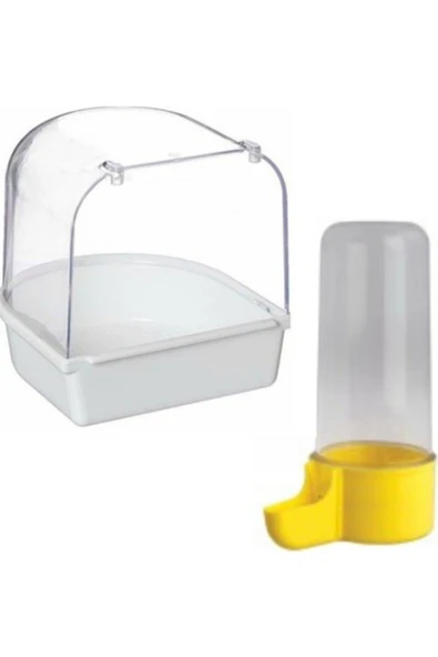 Pets Family Özvardar Muhabbet Kuşu Banyoluk ve Duble Gaga Kuş Suluğu ürün görseli