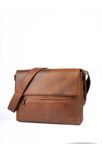 saraci leather craft Hakiki Deri Laptop ve Evrak Çantası, Macbook Çantası ,Bilgisayar Çantası - 4