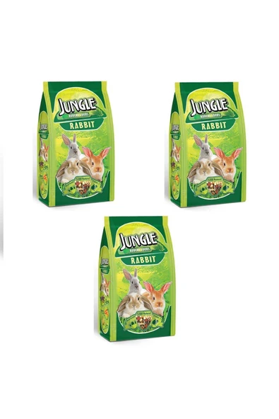 Jungle Tavşan Yemi 500 Gr 3 Adet ürün görseli