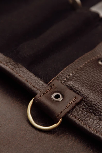 saraci leather craft Deri Şef Bıçak Çantası, Şef Bıçak Seti Çantası , Aşçı Çantası - 5