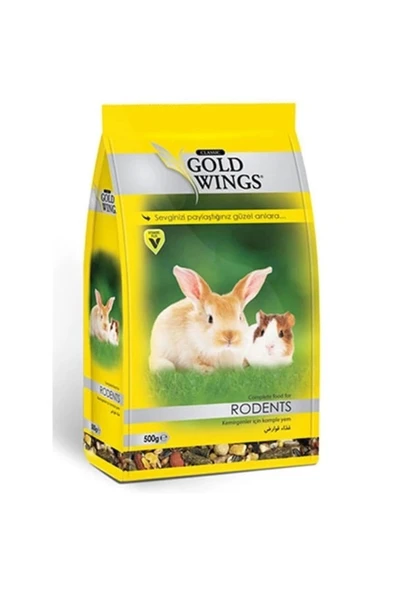 Gold Wings Gwc Hamster Tavşan Ginepig Kemirgen Yemi 500gr - 1