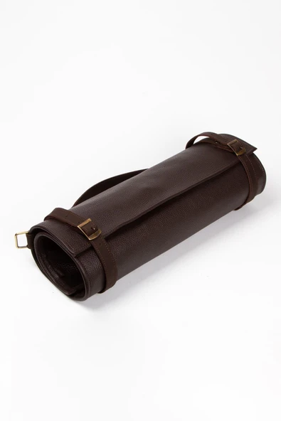 saraci leather craft Deri Şef Bıçak Çantası, Şef Bıçak Seti Çantası , Aşçı Çantası - 1
