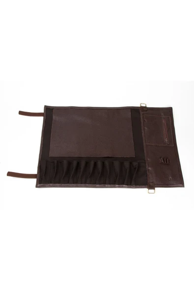 saraci leather craft Deri Şef Bıçak Çantası, Şef Bıçak Seti Çantası , Aşçı Çantası - 2