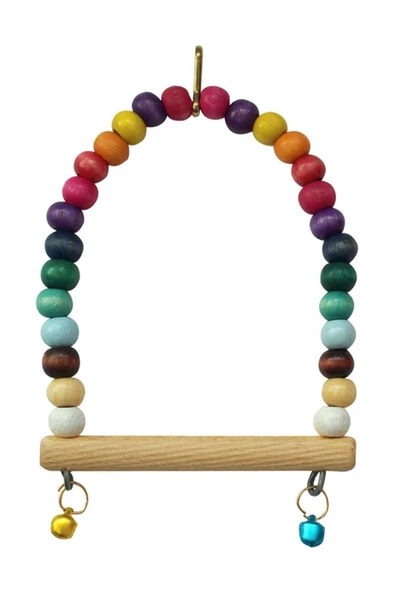 YİĞİTLERAVM Muhabbet Kuşu Salıncağı Doğal Ahşap Birinci Kalite ürün görseli 1