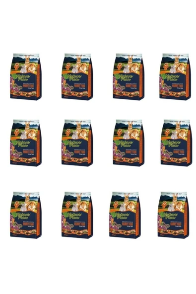 Nature Plan Tavşan Yemi Eko Paket 800 Gr 12'li ürün görseli