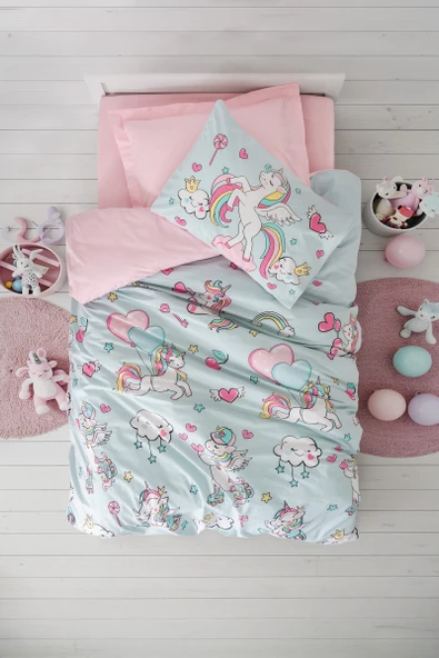 Cotton Box Junior Tek Kişilik Nevresim Takımı Twinka Pembe ürün görseli 1