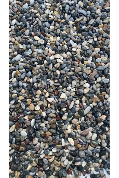Dere Çakılı Taşı 10 Kg 2-3,5 Cm Dere Çakıl Bahçe Peyzaj Saksı Teraryum Akvaryum Taş 10 kg - 5