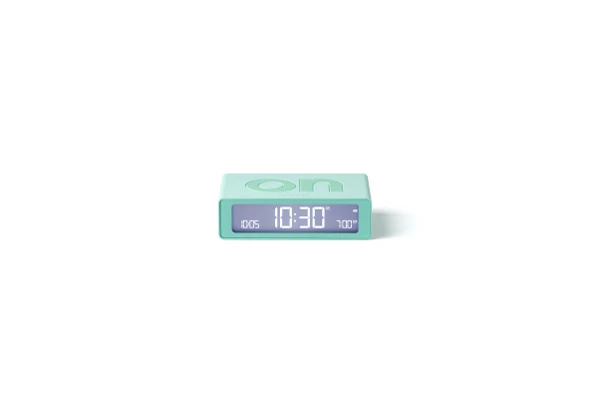 Lexon Flip Mini Şarj Edilebilir Alarm Saat Mint - 1