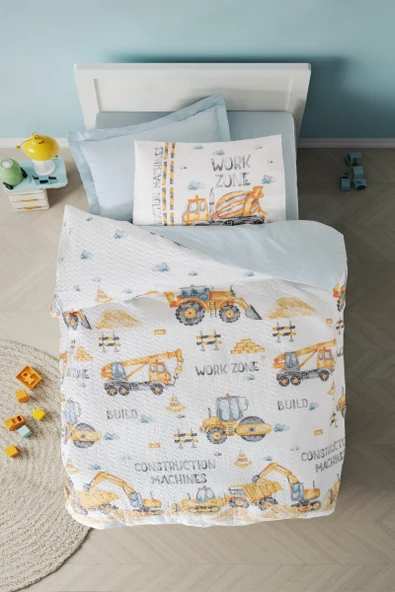 Cotton Box Junior Tek Kişilik Complete Set Buildo Mavi ürün görseli 1
