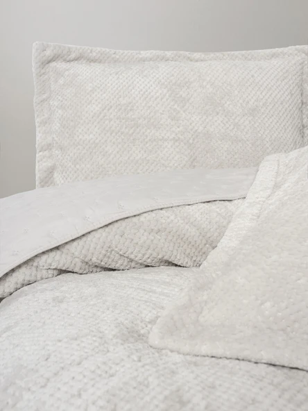 Cotton Box Softnest Tek Kişilik Yatak Örtüsü Boleta Taş - Resim 2