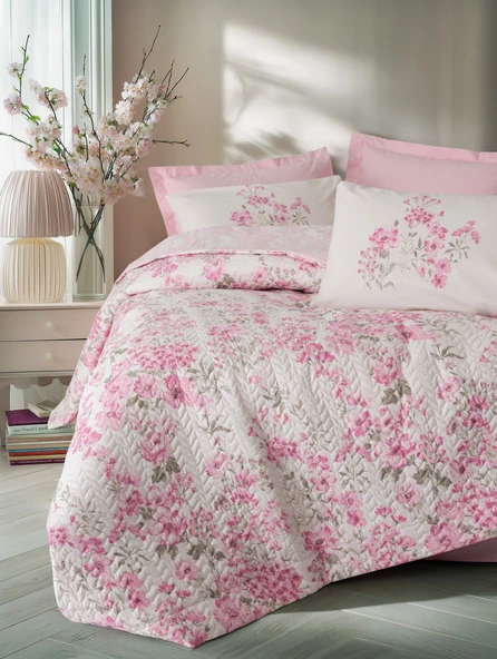Cotton Box Tek Kişilik Complete Set Floren Pembe ürün görseli 1