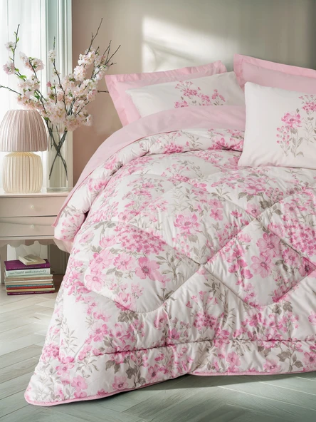 Cotton Box Çift Kişilik Uyku Seti Floren Pembe ürün görseli 1