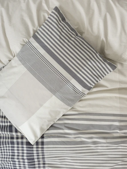 Cotton Box Nordek Ranforce Çift Kişilik Nevresim Takımı Soren Bej - Resim 2