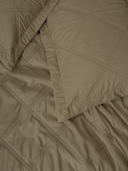 Cotton Box Serra Çift Kişilik Yatak Örtüsü Tila Bej - Resim 2