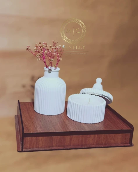 Minelly Bohem Esinti Mumlu Set - 2