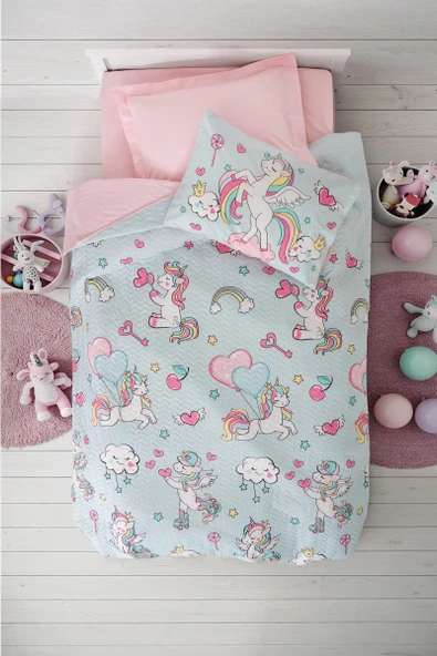 Cotton Box Junior Tek Kişilik Complete Set Twinka Pembe ürün görseli 1