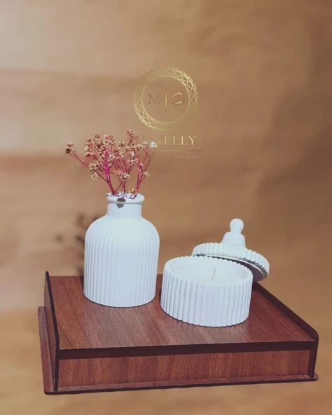 Minelly Bohem Esinti Mumlu Set - 3