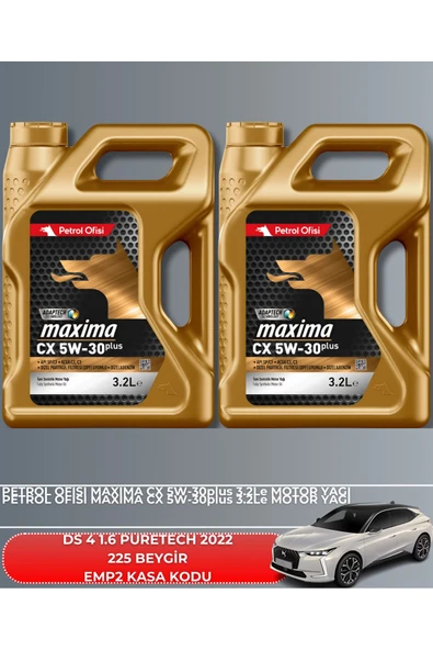 Petrol Ofisi DS 4 1.6 PURETECH 2022 225 BEYGİR BAKIM SETİ - Resim 5