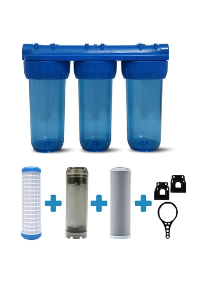 Bina Girişi 10" Filtrasyon Sistemi | Ana Giriş Su Filtresi | Temiz Ve Sağlıklı Su (FİLTRE DAHİL) - Resim 5