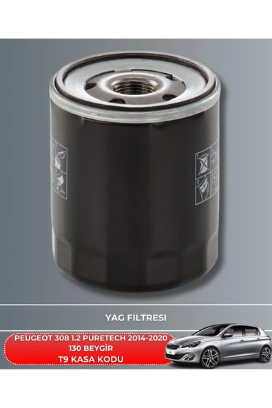 Petrol Ofisi PEUGEOT 308 1.2 PURETECH 2014-2015-2016-2017-2018-2019-2020 130 BEYGİR FİLTRE - YAG BAKIM SETİ - Resim 3