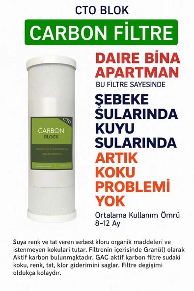 Bina Girişi 10" Filtrasyon Sistemi | Ana Giriş Su Filtresi | Temiz Ve Sağlıklı Su (FİLTRE DAHİL) - Resim 2